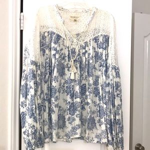 Ralph Lauren Denim& Supply boho top XL
